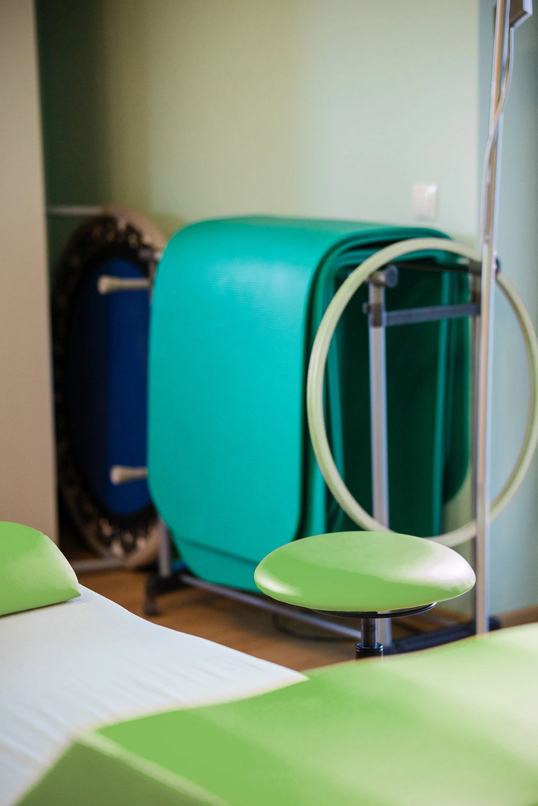 Therapiematten im PhysioTeam HB in Bad Fallingbostel für physiotherapeutische Übungen.